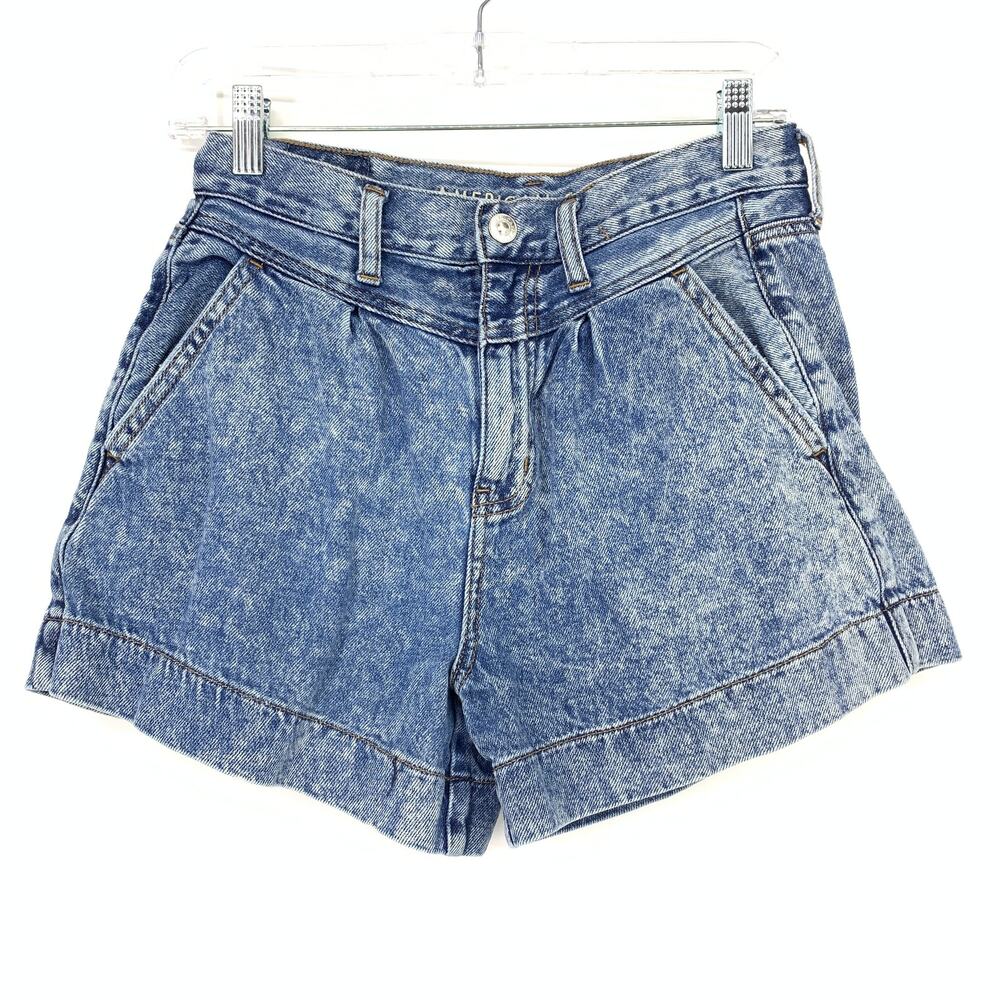 American Eagle Outfitters Shorts Women's Size 2 Denim High Rise Front Pockets